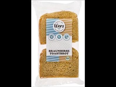 Naturkornmühle Werz 3x Braunhirse Toastbrot, glutenfrei 250g