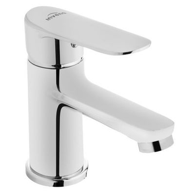 Waschtischarmatur Wasserhahn Kleine ESLA Mischbatterie für Badezimmer in Silber