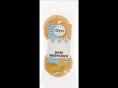 Naturkornmühle Werz 6x Reis Brötchen, glutenfrei 125g