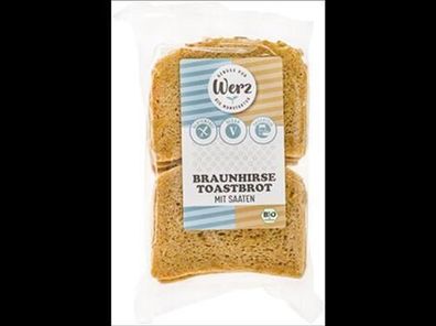 Naturkornmühle Werz 6x Braunhirse Toastbrot mit Saaten, glutenfrei 250g