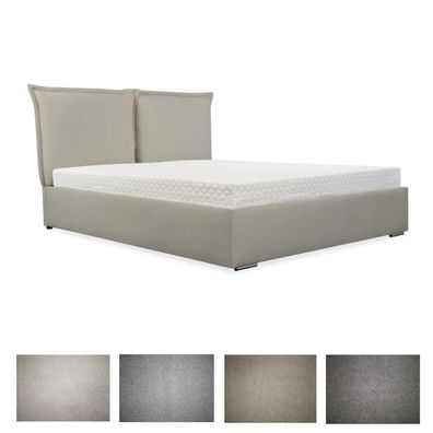 Polsterbett Doppelbett Idala Bettkasten Chenille-Stoff 140/160/180/200x200 cm