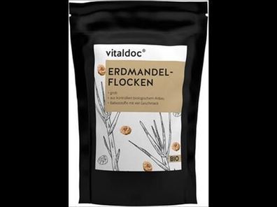 GESUND & Leben Reformqualität seit 1995 vitaldoc® BIO Erdmandel-flocken, grob 400g