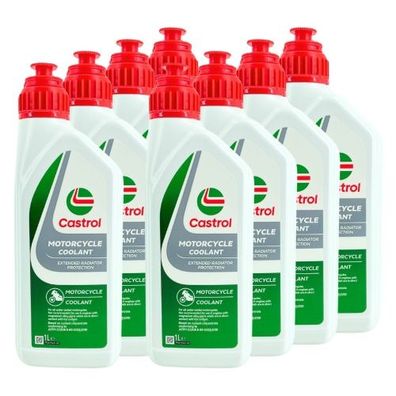 Castrol Motorcycle Coolant 8x1 Liter