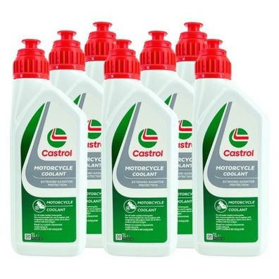 Castrol Motorcycle Coolant 7x1 Liter