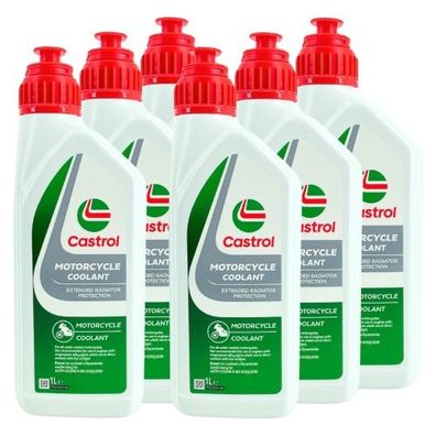 Castrol Motorcycle Coolant 6x1 Liter