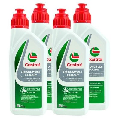 Castrol Motorcycle Coolant 4x1 Liter