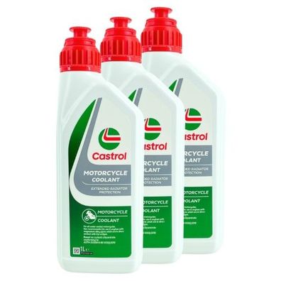 Castrol Motorcycle Coolant 3x1 Liter