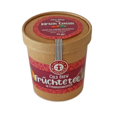 Schrader Cold Brew Früchtetee Kirsch-Cassis