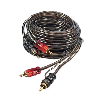 5m Cinchkabel RCA Stereo mit Remoteleitung | Car-Hifi | vergoldete Stecker