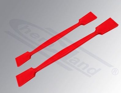 Zweiseitiger Spatel aus PP, 180 mm lang