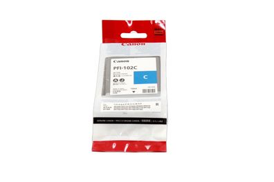 Canon PFI-102C 0896B001 Tinte Cyan -A