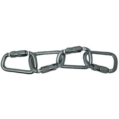 Karabiner für Seilspinne zu Ferno-Korbtrage mit StratLoad Befestigung (4 Stk.)