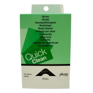 QuickClean Dispenser für Wundreinigungstücher inklusive Wandhalterung