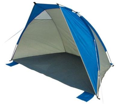 Strandzelt Mallorca Uv40 119 X 230 X 130 Cm Grau/Blau