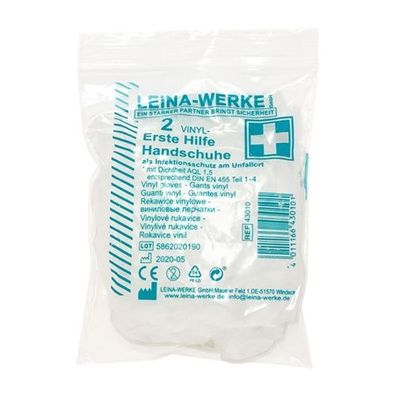 Handschuhset Vinyl leicht gepudert (2 Stk.)