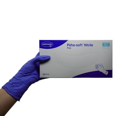 Peha-Soft® Nitril fino puderfrei Handschuhe Gr. S (150 Stk.)