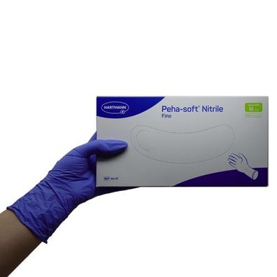 Peha-Soft® Nitril fino puderfrei Handschuhe Gr. M (150 Stk.)