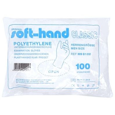 Untersuchungshandschuhe Soft Hand Poly Classic L (100 Stk.)