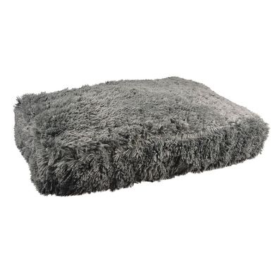 Topmast Fluffy Plüsch-Haustiermatratze - Lounge-Serie - Anthrazit