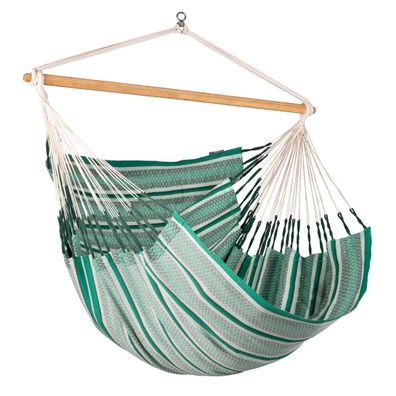 La Siesta Habana Agave-Hängestuhl Kingsize aus Biobaumwolle grün Hängestuhl
