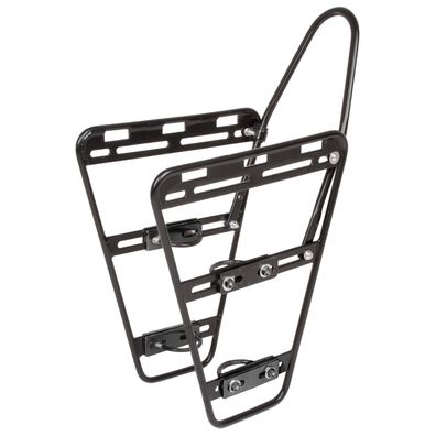 Vorderradgepäckträger Lowrider Dural Aluminium schwarz