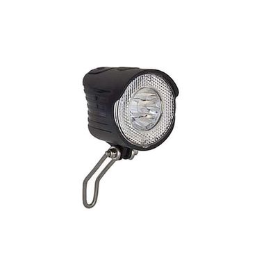 LED Scheinwerfe Batterie 20 Lux City Batterie Edelstahlhalter StVZO