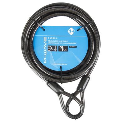 Sicherungs Absperrkabel M Wave 2 Schlaufen 10 mm Länge 5 meter