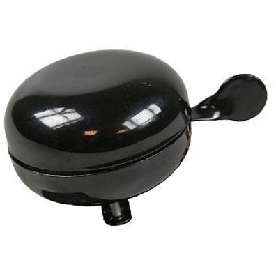 Fahrradglocke Ding Dong Glocke Zweiklang Ø 80 mm schwarz