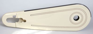 Kettenkasten Nostalgia Hesling 28" 28x1.1/2" geschl. Plastik elfenbein braun liniert