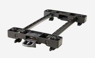 Racktime Snapit Systemadapter, Aluminium/PVC, schwarz, lose