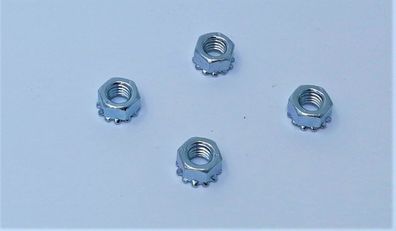 Kombi-Mutter Fix Nippel verzinkt M 5 x SW 8