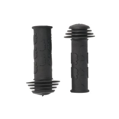 Kinder Fahrradgriff 112 mm NR 439 HIPPO mit Prallschutz Paar schwarz