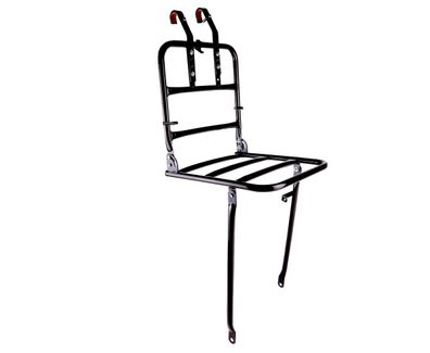 Vorderrad Transportgepäckträger 31 * 29.5 * 33 cm Stahl schwarz