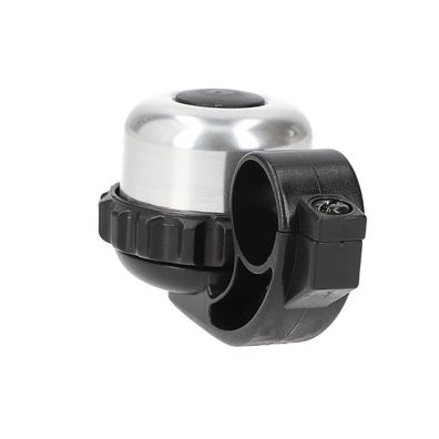 Fahrrad Glocke Rotorglocke SPIN BELL Alu/ Kunststoff silber schwarz