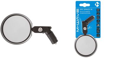 Fahrradspiegel Spy Space M Wave verstellbar Innenklemmung schwarz