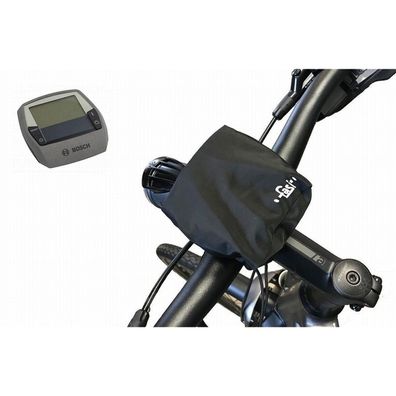 E Bike Display Schutz für Bosch Intuvia Fleece gefüttert schwarz