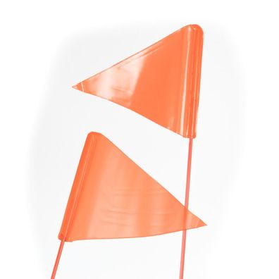 Sicherheitswimpel Wimpelstange Leuchtorange 170cm Glaßfaser einteilig