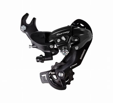 Shimano Tourney Schaltwerk (3x7 fach) TY 300 mit Halter schwarz