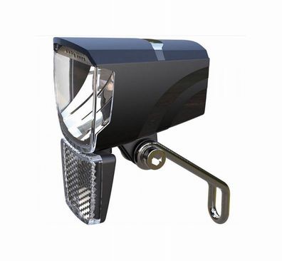 LED Scheinwerfer SPARK 50 Lux Schalter Standlicht Sensor schwarz StVZO