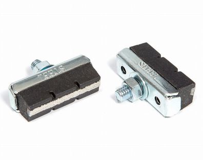Bremsschuhe ASH 300 Raincheater Fibrax Stück für Stahl Felgen schwarz