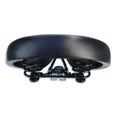 Fahrradsattel ABi Comfortsattel Evo schaum mit Sattelkloben schwarz