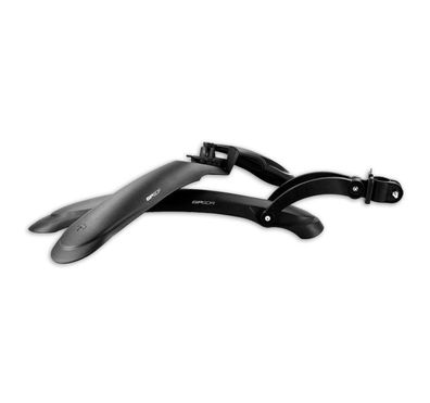 Fahrrad Schutzblechset GP 26-29 Zoll Sattelstützen Montage schwarz