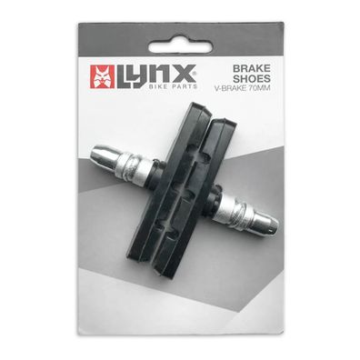 Fahrrad V-Brake Bremsbeläge Lynx Paarweise 70 mm für Vorder Hinterrad