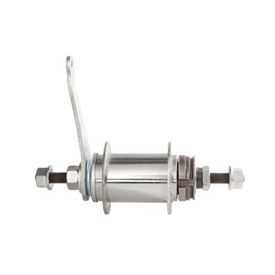 Nabe 36 Loch •3/8" x 26 TPI Rücktrittsbremsnabe 110mm Achse 165 mm silber