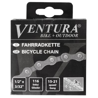 Fahrradkette Ventura 7 Speed Schaltungskette 15-21 Gänge 116 Glieder