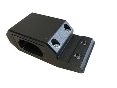 4KS Adapter Hinterbauständer Seitenständer Adapter KSA18 CNC Alu schwarz