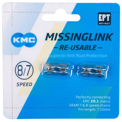Verschlussglieder Kettenverschluss Missing Link 1/2 x 3/32 für 7 - 8Fach 7.1 mm