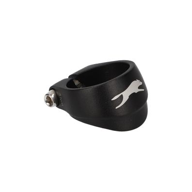 Satteklemmring 31,8 mm schwarz Steppenwolf Alu Schraubklemmung