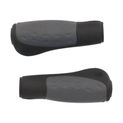 Griffe 125 mm NR.438 Ellipsis schwarz grau paarweise TPE Lenkergriff