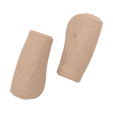 Griffe 92 mm NR.438 Ellipsis beige paarweise TPE Schaltgriff Kindergriff